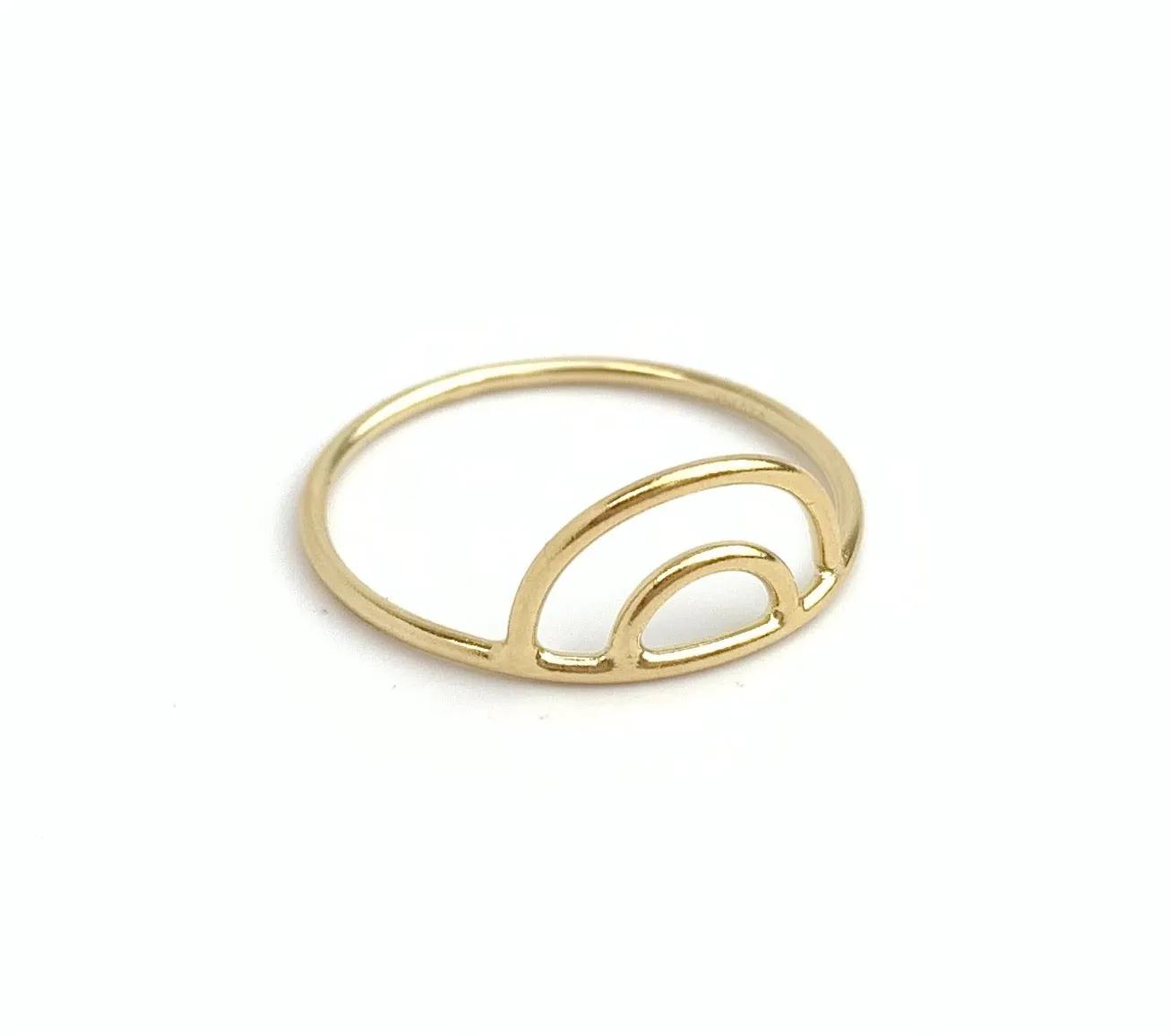 6.2mm Double Arch Ring (1mm Wire)