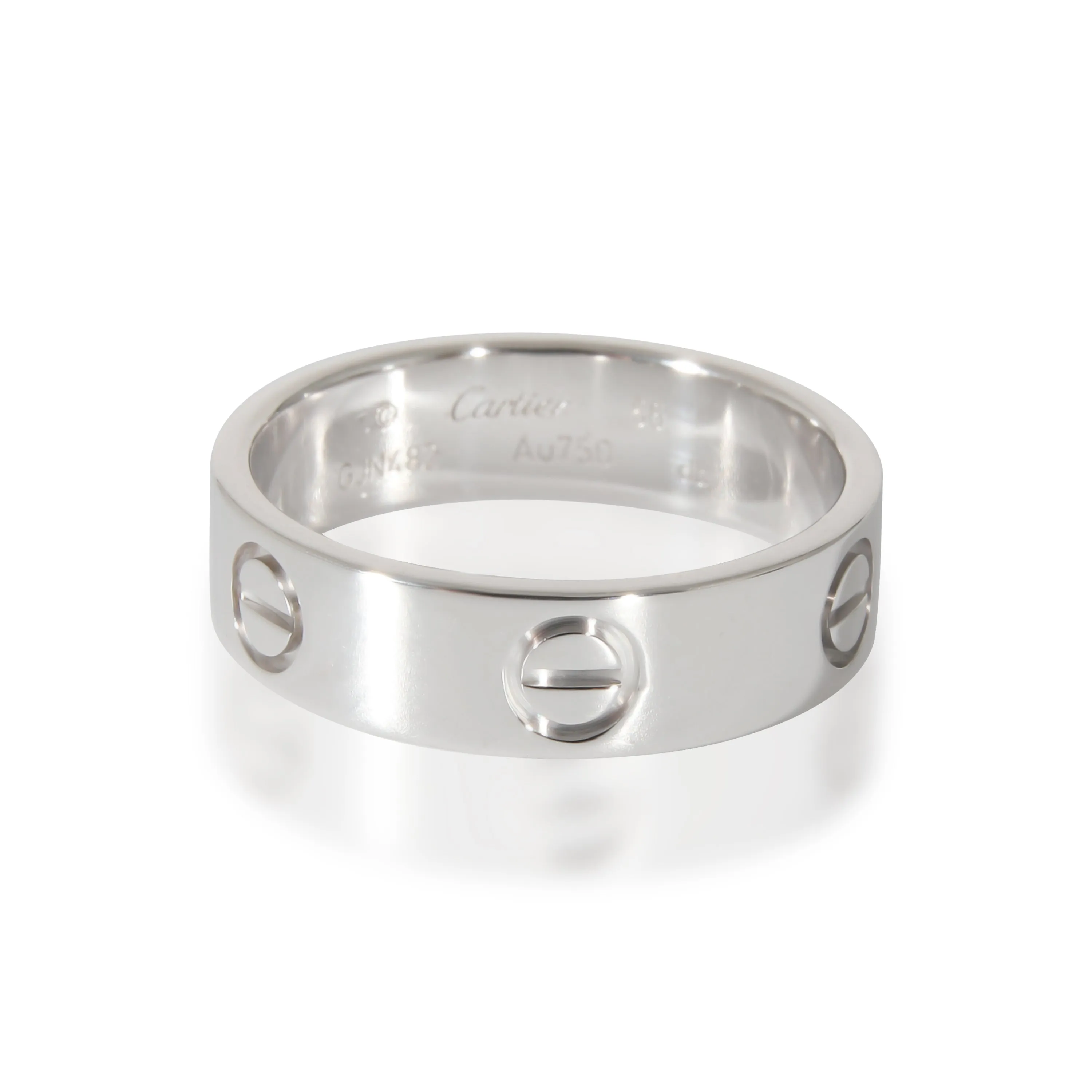 Cartier Love Ring in 18k White Gold